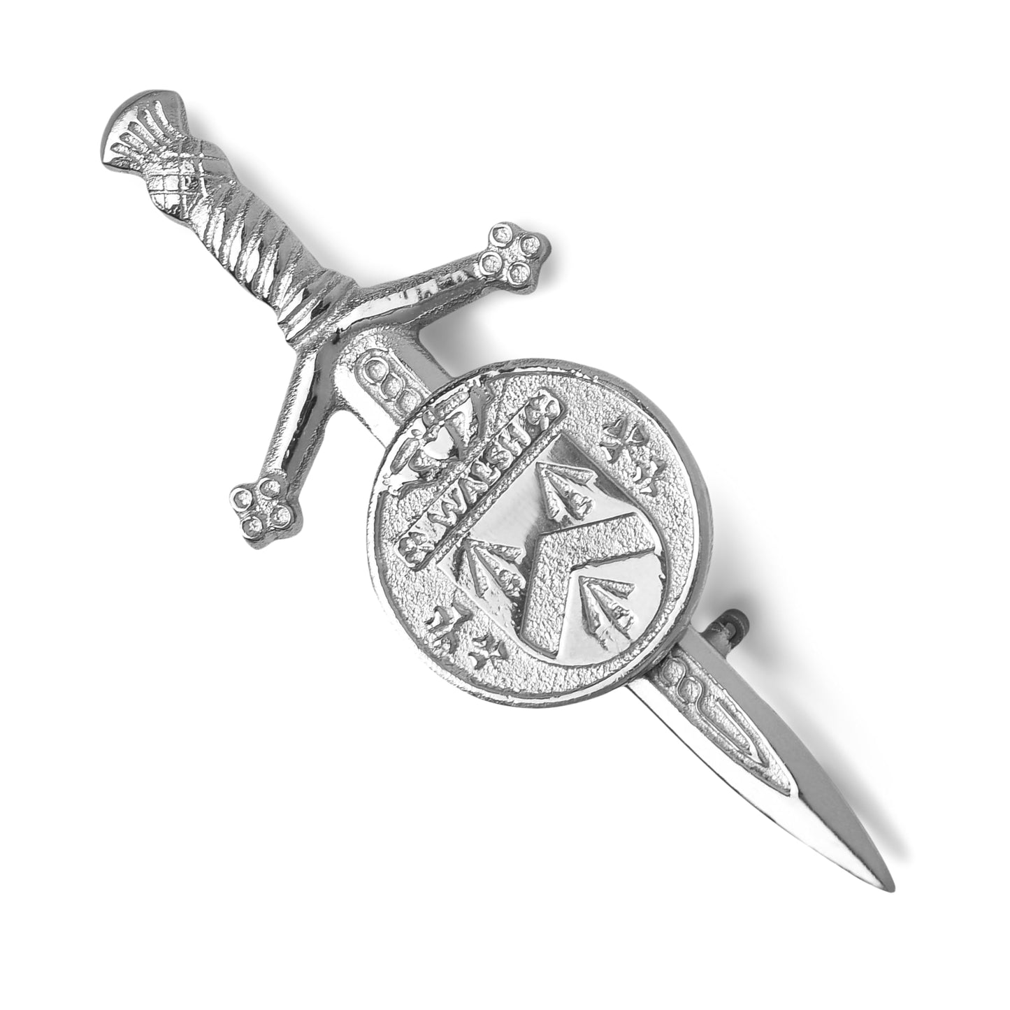 Kilt Emporium Walsh Irish Coat of Arms Disk Kilt Pin