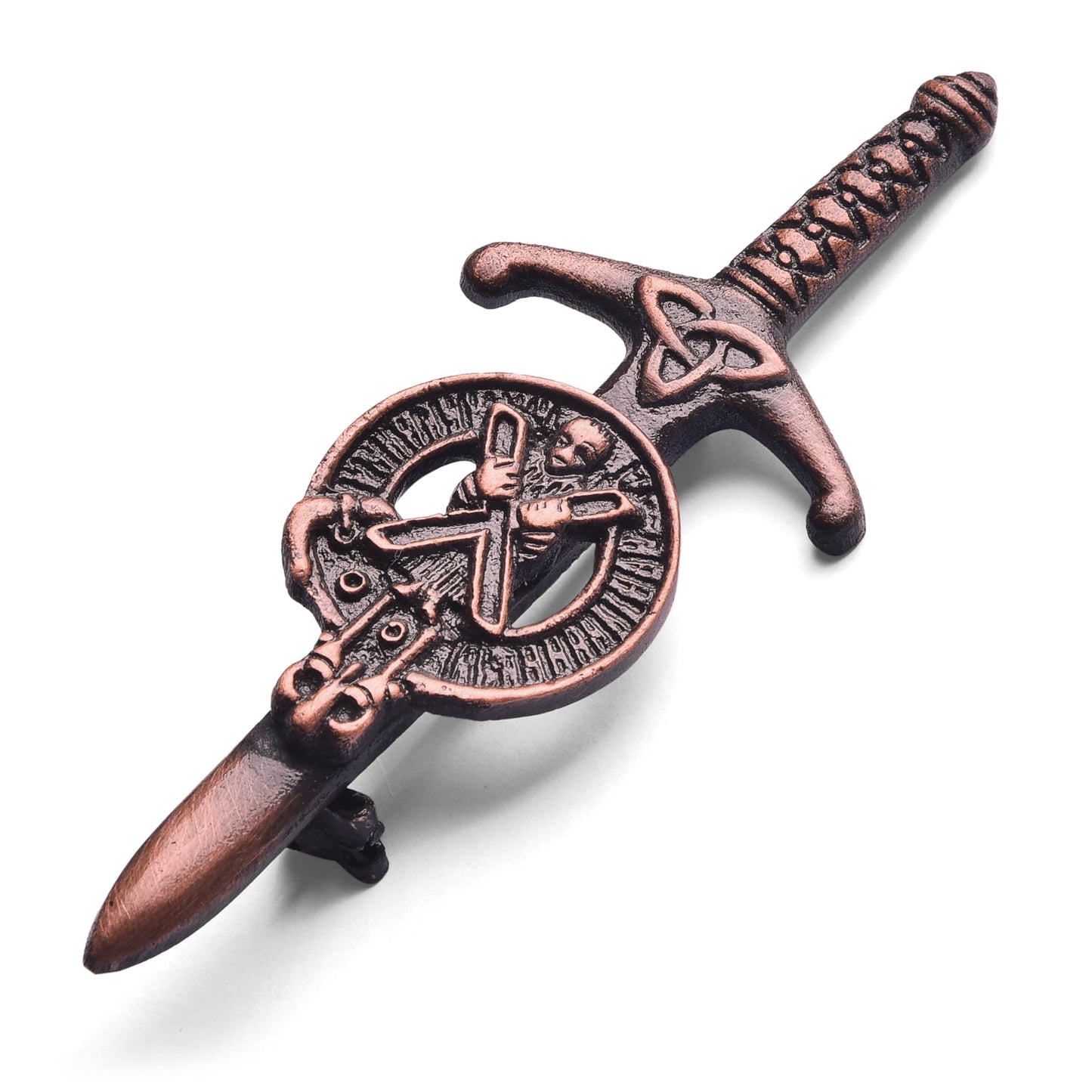 Kilt Emporium Saint Andrew Kilt Pin, 4 Inches, Rust-Free Brass Metal