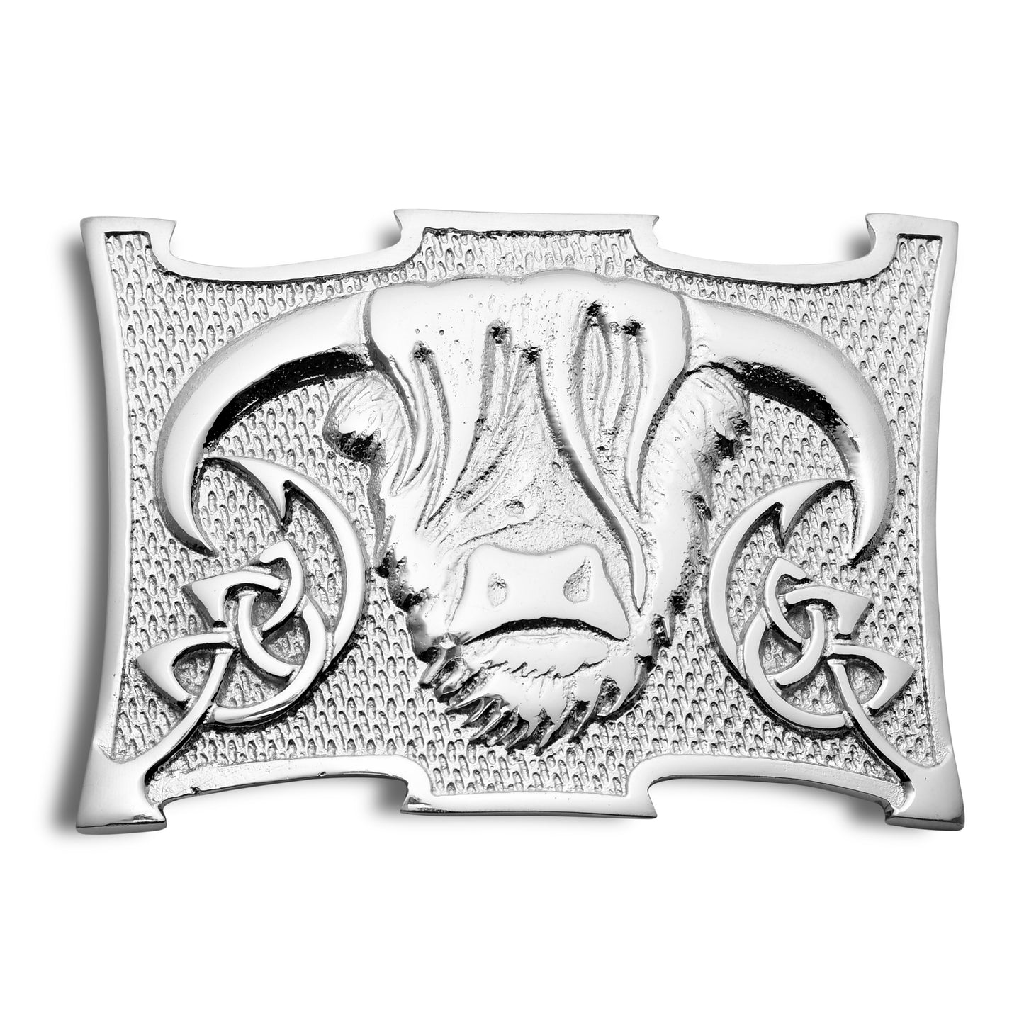 Highland Cow Kilt Belt Buckle – Traditional Heilan Coo Design