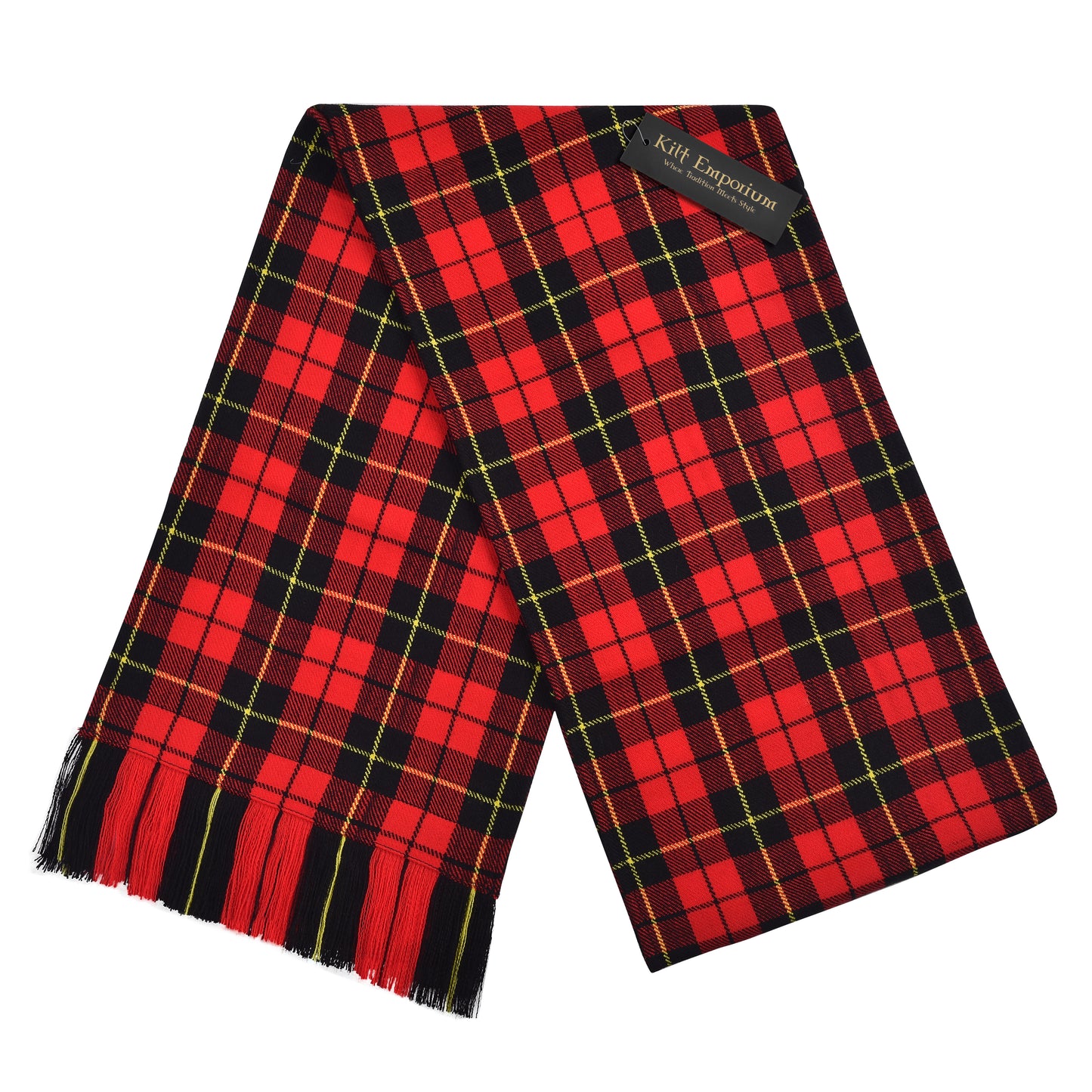 Kilt Emporium Women's Tartan Sash Scottish Highland Clan Full Size L90 x W10.5