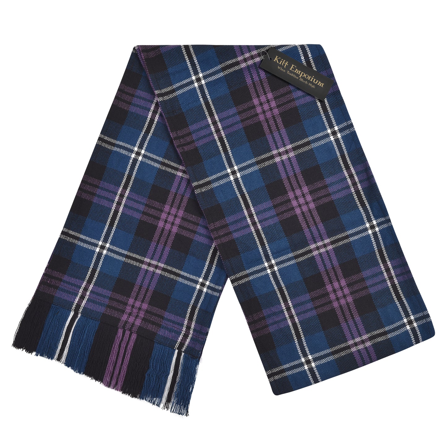 Kilt Emporium Women's Tartan Sash Scottish Highland Clan Full Size L90 x W10.5