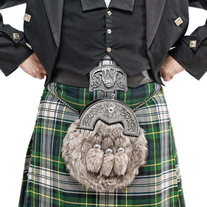 Highland Cow Kilt Belt Buckle – Traditional Heilan Coo Design