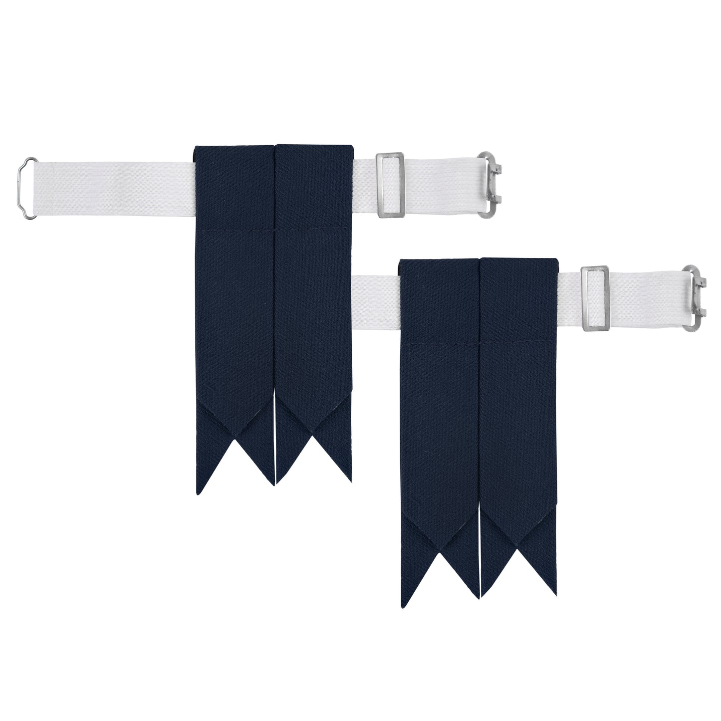 Adjustable Kilt Flashes for Men – Plain & Tartan with Heavy Buckle
