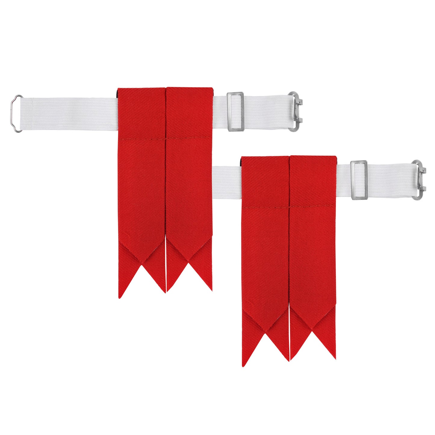 Adjustable Kilt Flashes for Men – Plain & Tartan with Heavy Buckle