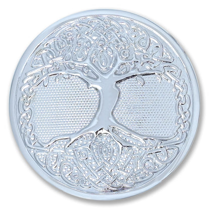 Kilt Emporium Tree of Life Celtic Kilt Belt Buckle - Round Brass Design